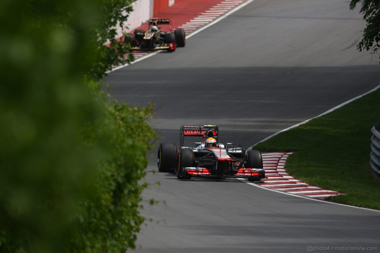 GP CANADA, 08.06.2012- Prove Libere 2, Lewis Hamilton (GBR) McLaren Mercedes MP4-27