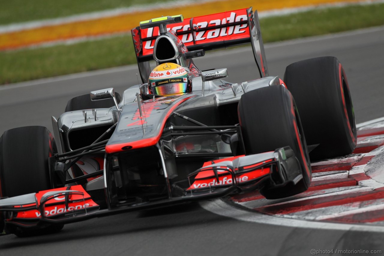 GP CANADA, 08.06.2012- Prove Libere 2, Lewis Hamilton (GBR) McLaren Mercedes MP4-27