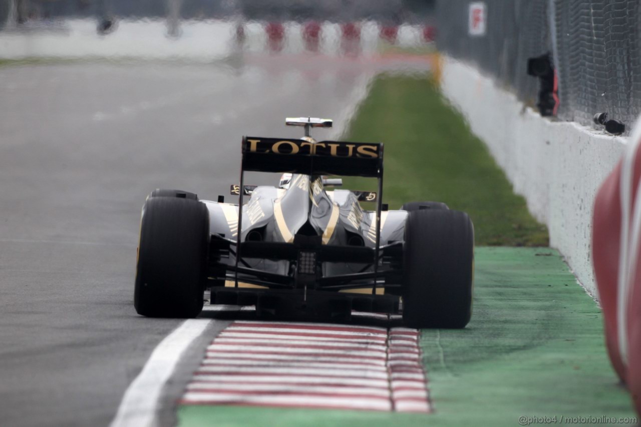 GP CANADA, 08.06.2012- Prove Libere 2, Romain Grosjean (FRA) Lotus F1 Team E20