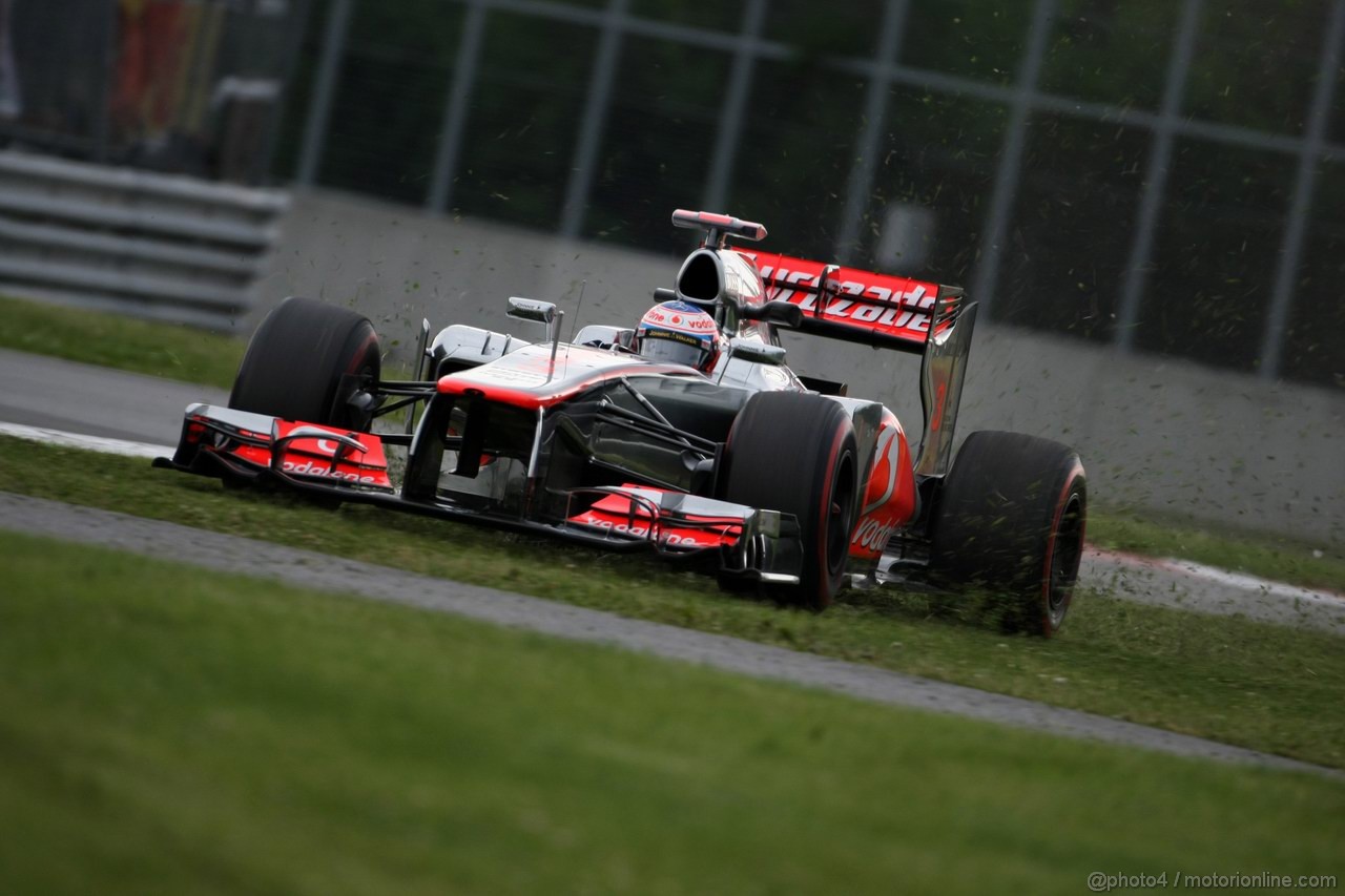 GP CANADA, 08.06.2012- Prove Libere 2, Jenson Button (GBR) McLaren Mercedes MP4-27 