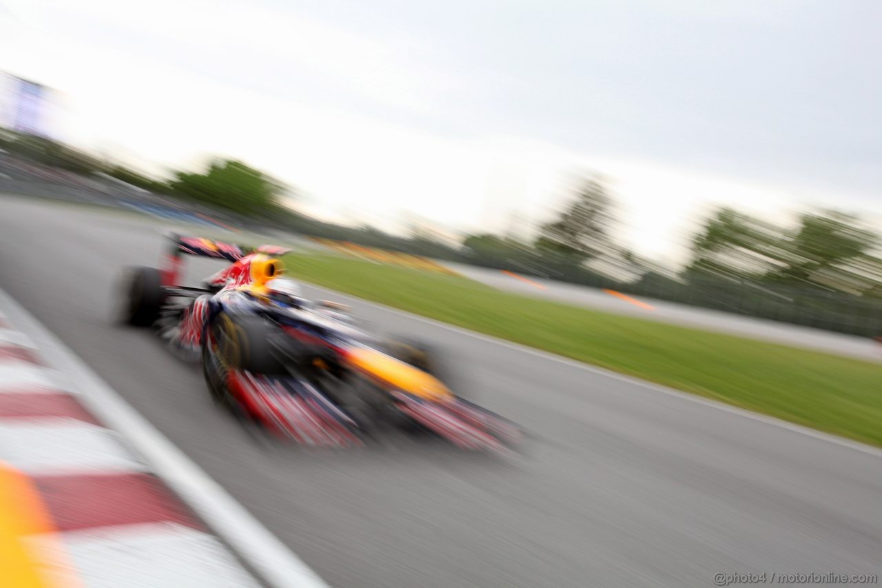 GP CANADA, 08.06.2012- Prove Libere 2, Sebastian Vettel (GER) Red Bull Racing RB8 
