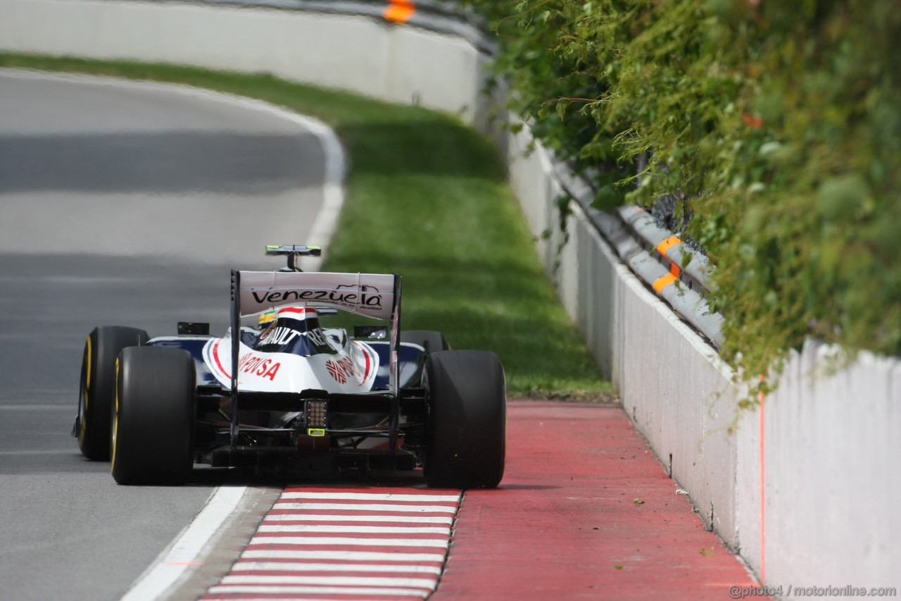 GP CANADA, 08.06.2012- Prove Libere 2, Bruno Senna (BRA) Williams F1 Team FW34