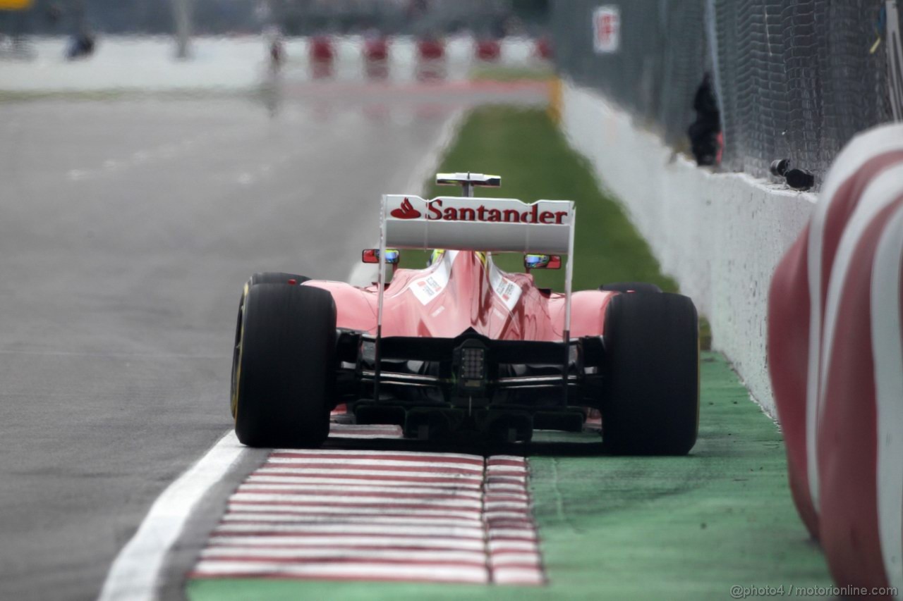 GP CANADA, 08.06.2012- Prove Libere 2, Felipe Massa (BRA) Ferrari F2012 