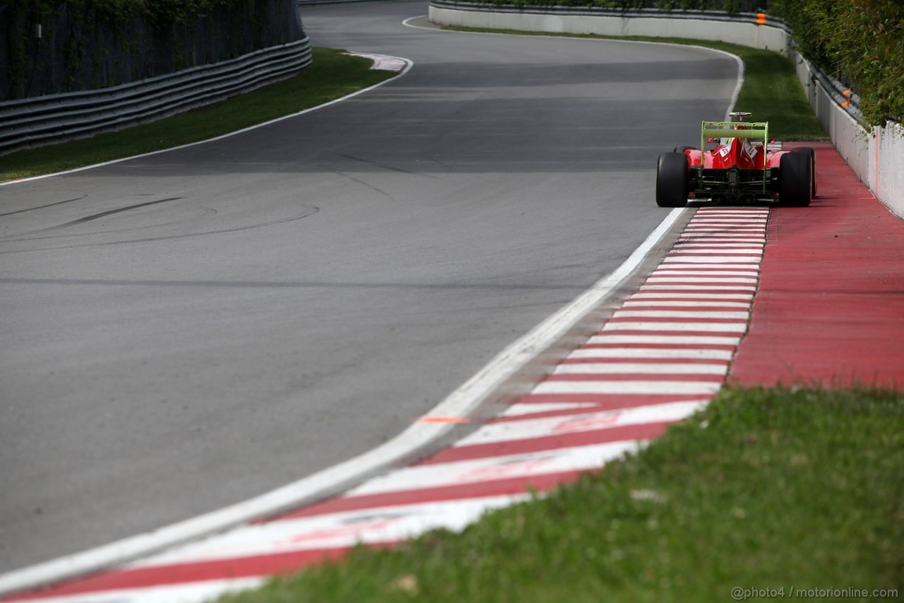 GP CANADA, 08.06.2012- Prove Libere 2, Felipe Massa (BRA) Ferrari F2012