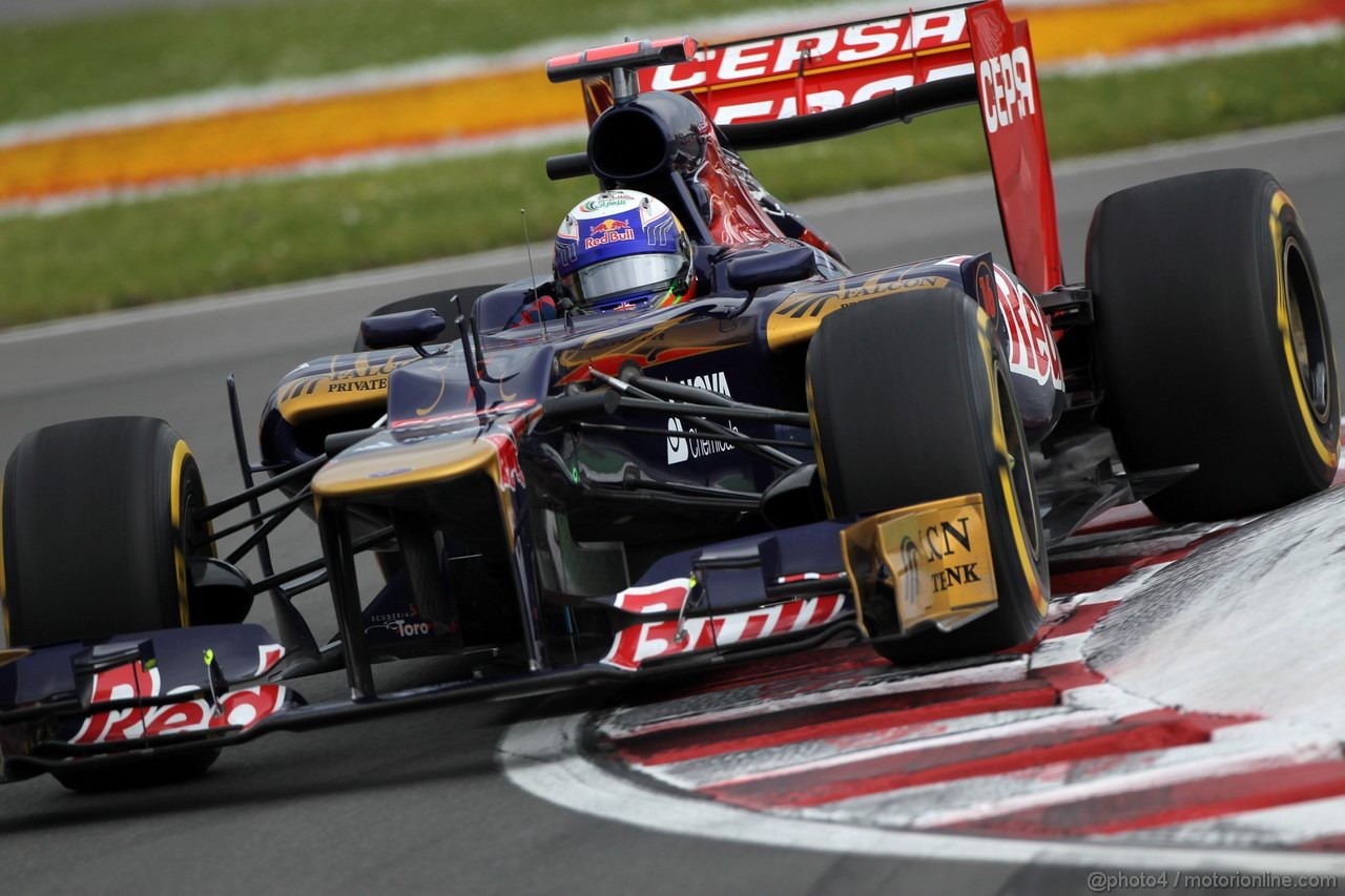 GP CANADA, 08.06.2012- Prove Libere 2, Jean-Eric Vergne (FRA) Scuderia Toro Rosso STR7 