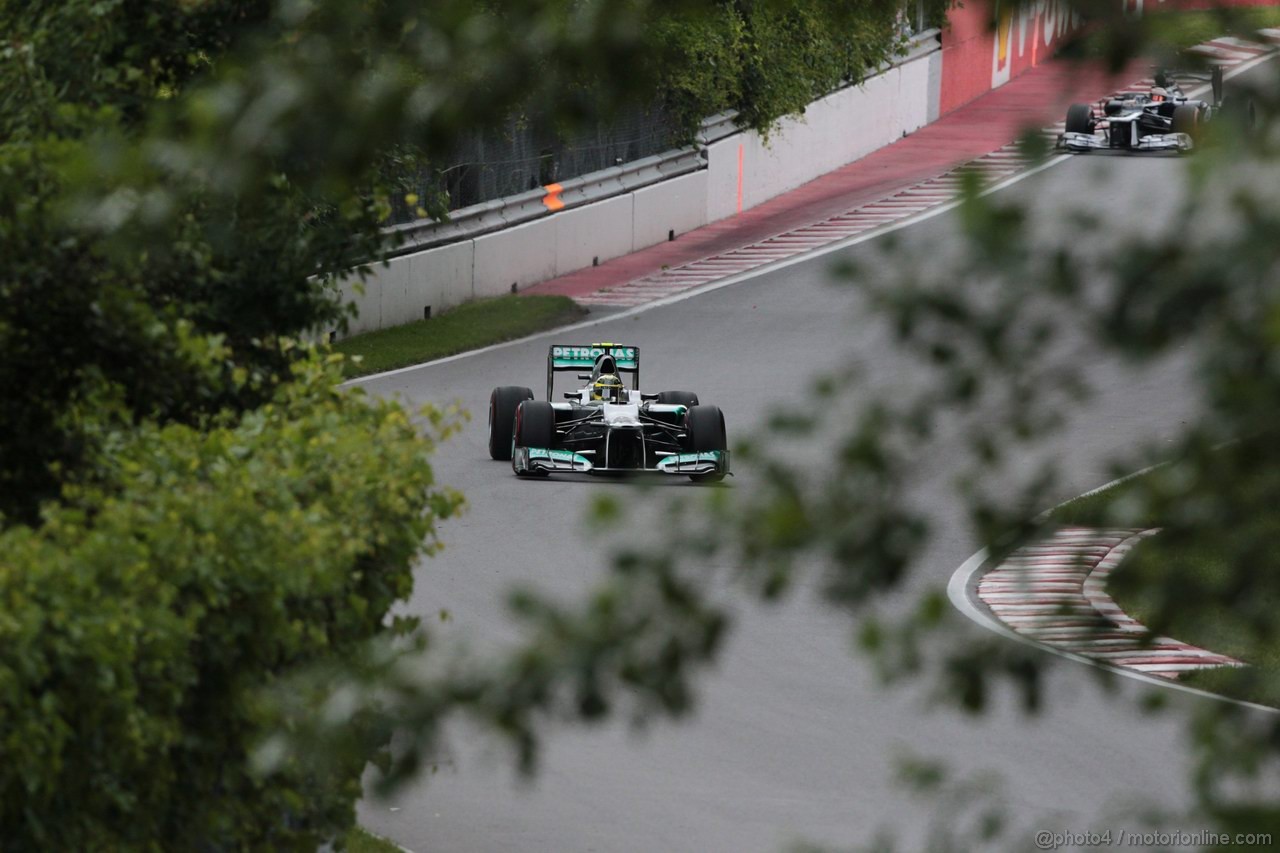 GP CANADA, 08.06.2012- Prove Libere 2, Nico Rosberg (GER) Mercedes AMG F1 W03 