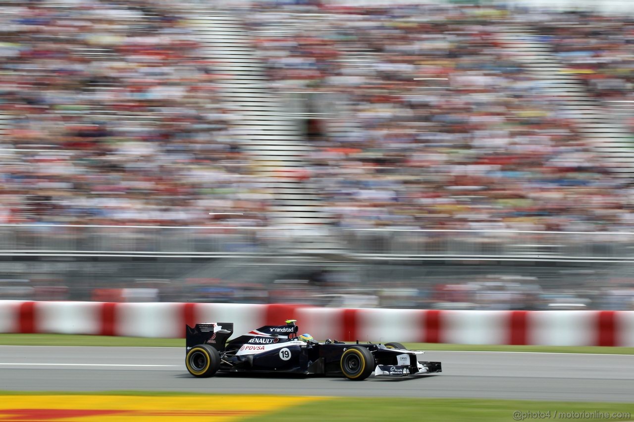 GP CANADA, 08.06.2012- Prove Libere 2, Bruno Senna (BRA) Williams F1 Team FW34