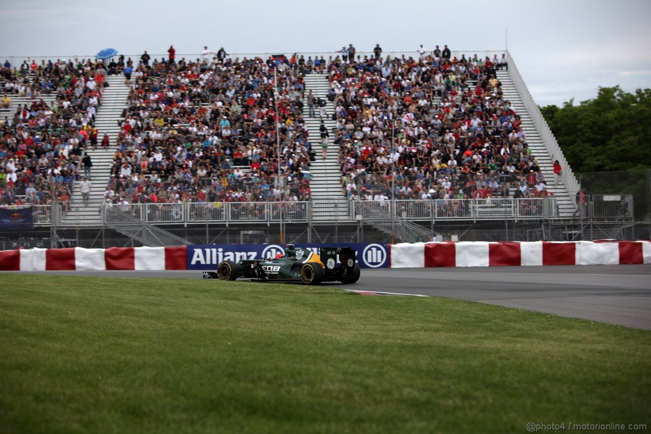GP CANADA, 08.06.2012- Prove Libere 2, Heikki Kovalainen (FIN) Caterham F1 Team CT01
