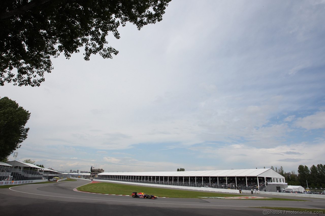 GP CANADA, 08.06.2012- Prove Libere 2, Mark Webber (AUS) Red Bull Racing RB8