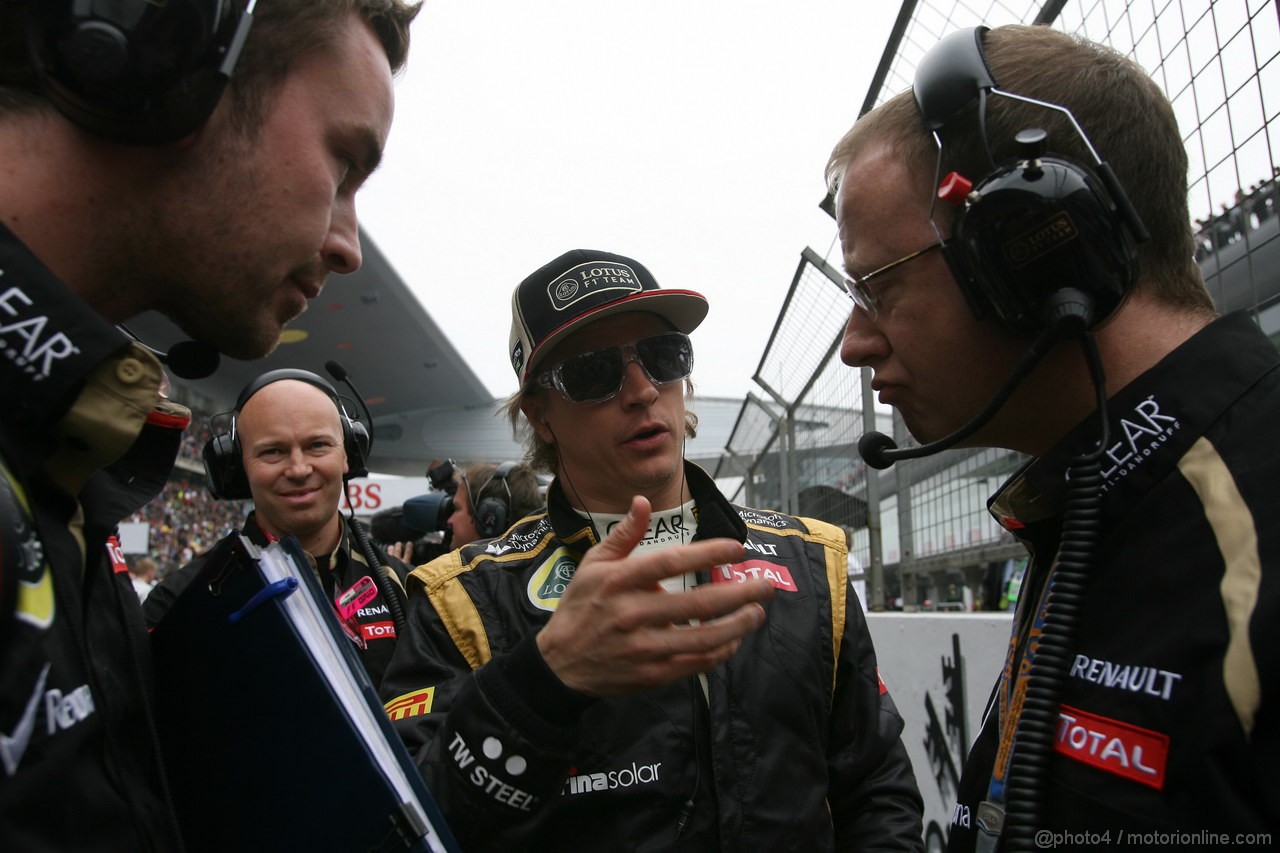 GP CHINA, 15.04.2012 - Gara, Kimi Raikkonen (FIN) Lotus F1 Team E20