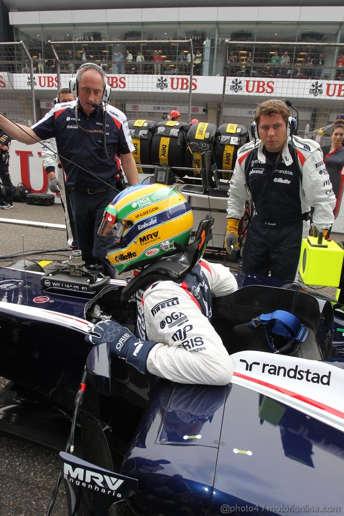 GP CHINA, 15.04.2012 - Gara, Bruno Senna (BRA) Williams F1 Team FW34