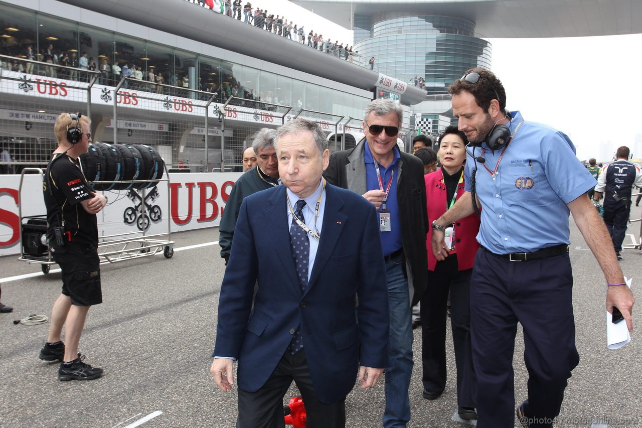 GP CHINA, 15.04.2012 - Gara, Jean Todt (FRA) Fia President