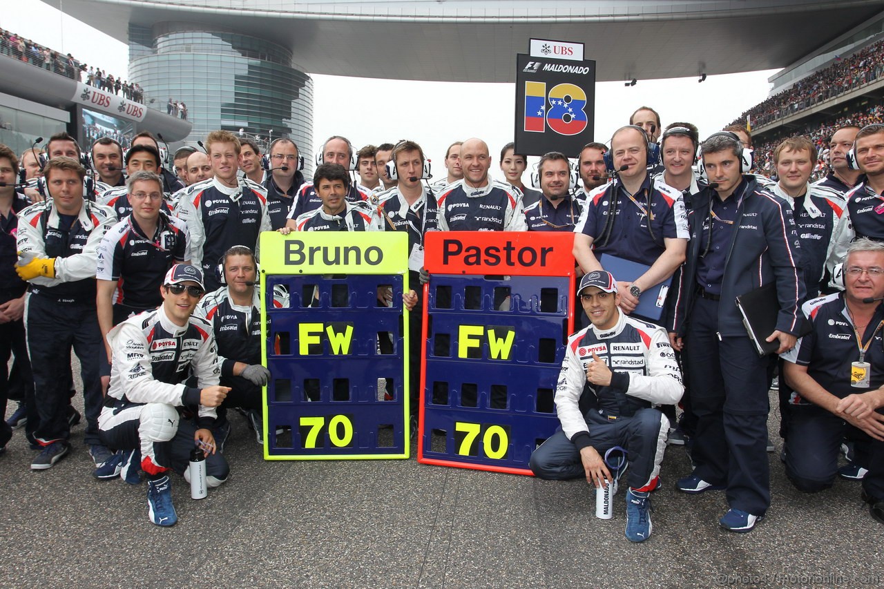 GP CHINA, 15.04.2012 - Gara, Williams Team