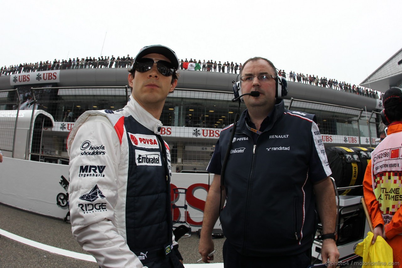 GP CHINA, 15.04.2012 - Gara, Bruno Senna (BRA) Williams F1 Team FW34