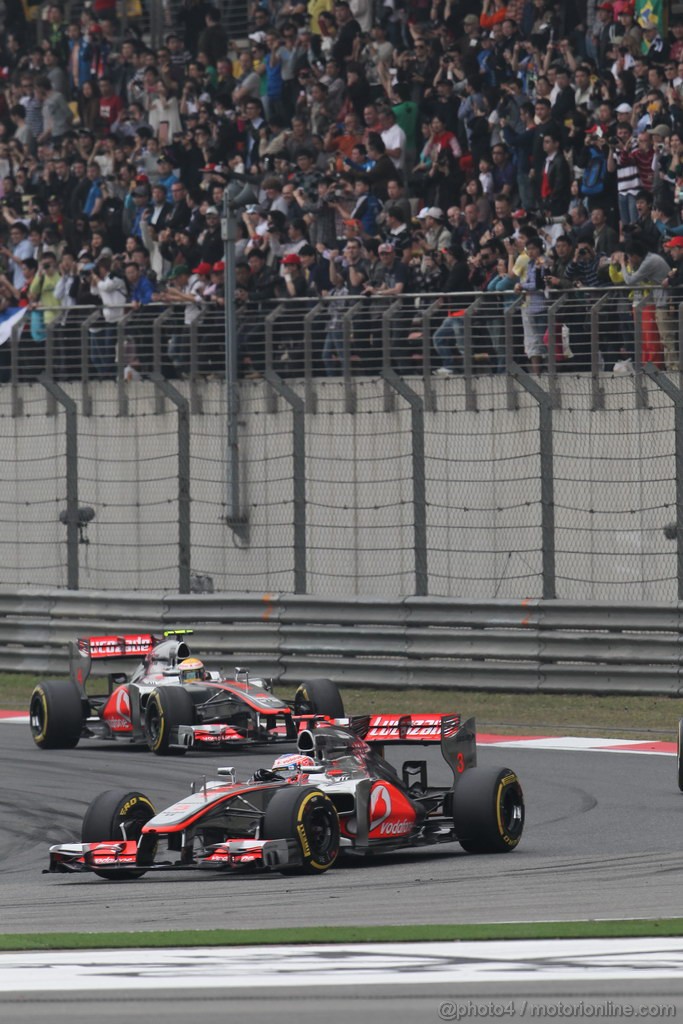 GP CHINA, 15.04.2012 - Gara, Jenson Button (GBR) McLaren Mercedes MP4-27