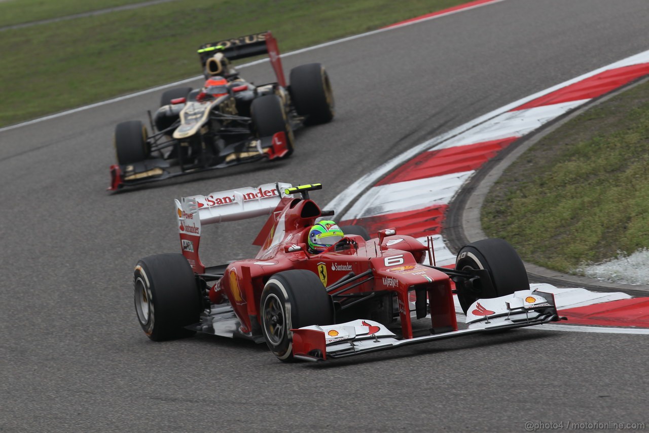 GP CHINA, 15.04.2012 - Gara,  Felipe Massa (BRA) Ferrari F2012