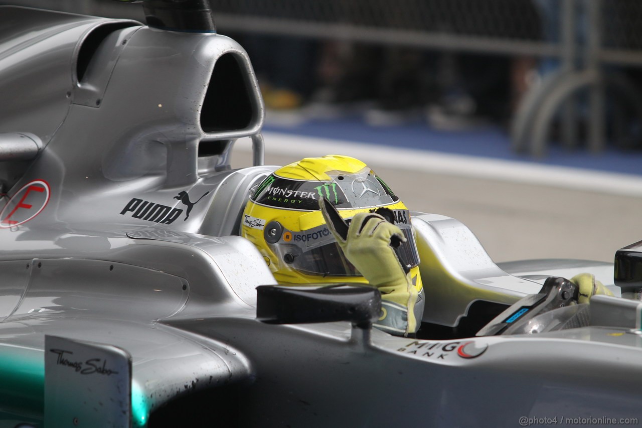 GP CHINA, 15.04.2012 - Gara, Festeggiamenti for the victory Nico Rosberg (GER) Mercedes AMG F1 W03