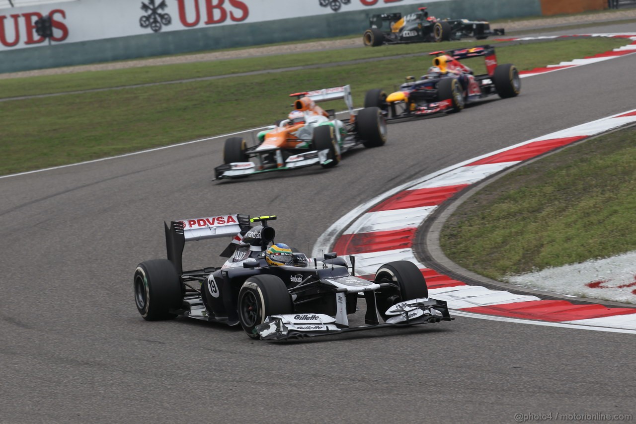 GP CHINA, 15.04.2012 - Gara, Bruno Senna (BRA) Williams F1 Team FW34
