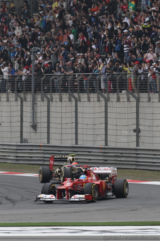 GP CHINA, 15.04.2012 - Gara, Fernando Alonso (ESP) Ferrari F2012