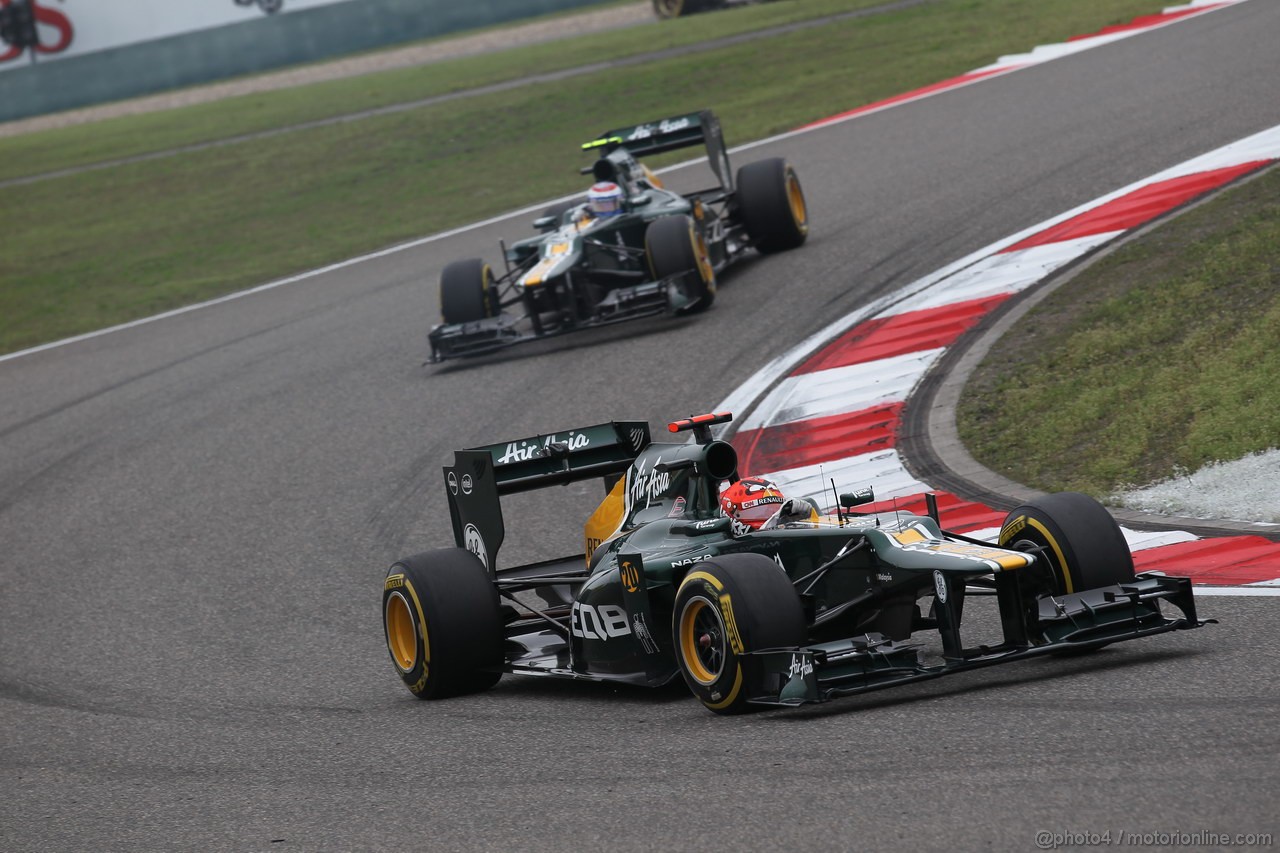 GP CHINA, 15.04.2012 - Gara, Heikki Kovalainen (FIN) Caterham F1 Team CT01