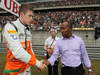 GP CHINA, 15.04.2012 - Gara, Anthony Hamilton (GBR), father of Lewis Hamilton(GBR)  e Paul di Resta (GBR) Sahara Force India F1 Team VJM05