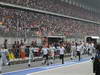 GP CHINA, 15.04.2012 - Gara, Atmosphere Mercedes Petronas Staff run under the podium