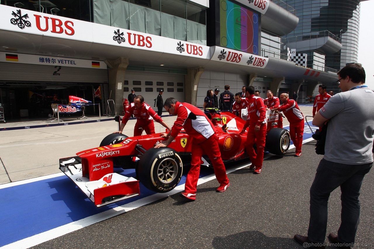 GP CHINA, 14.04.2012 - Prove Libere 3, Felipe Massa (BRA) Ferrari F2012