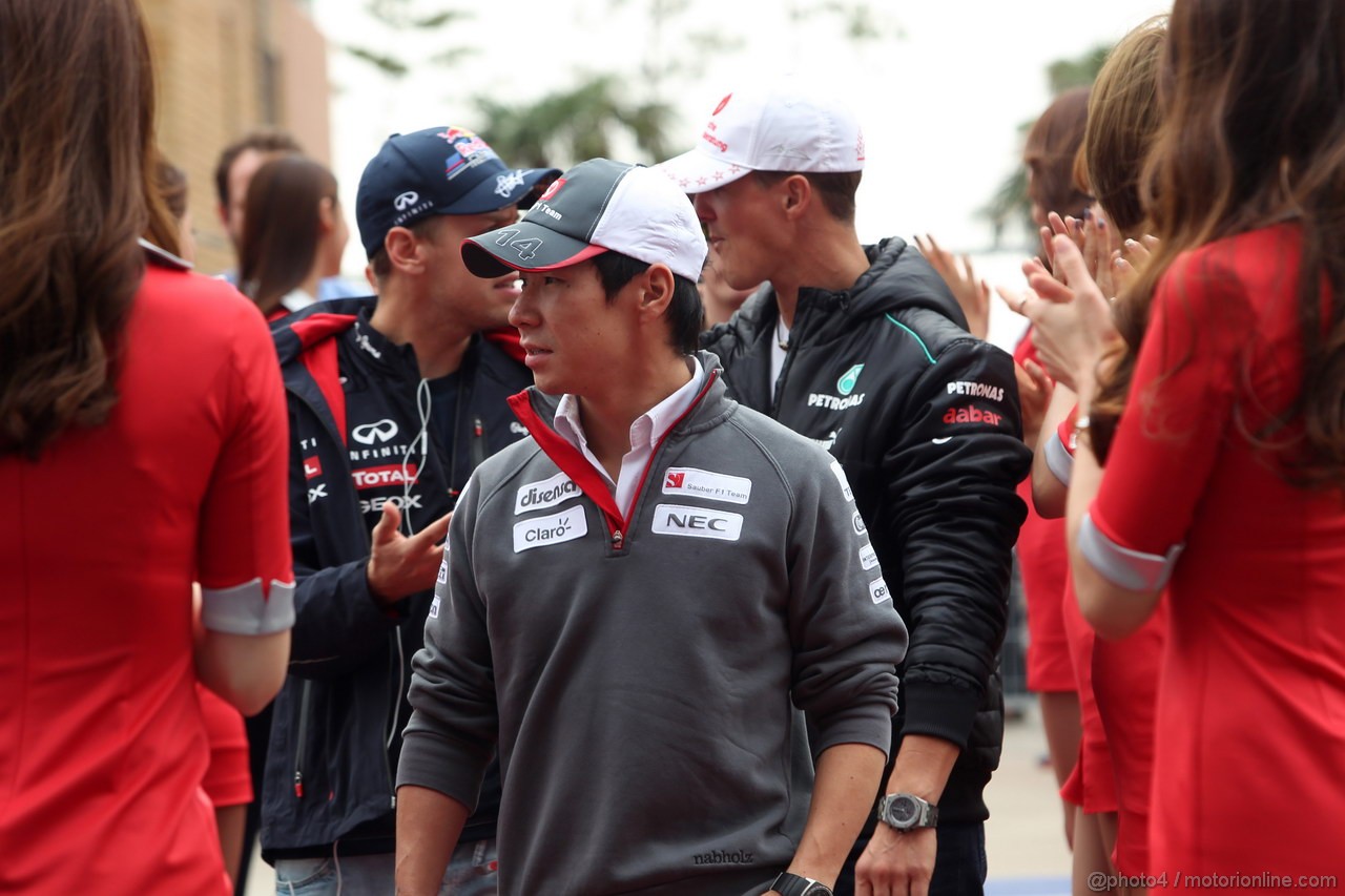GP COREA, 14.10.2012- Kamui Kobayashi (JAP) Sauber F1 Team C31 