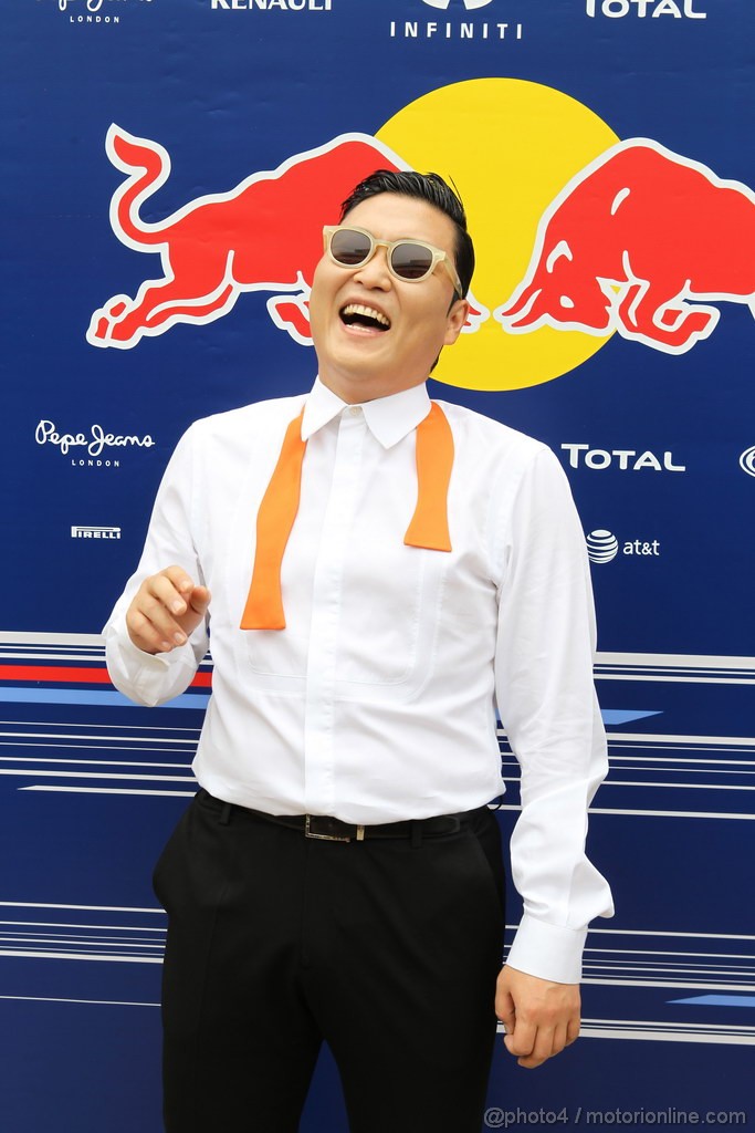 GP COREA, 14.10.2012- Psy (KOR) Rapper famous for Gangnam Style. 