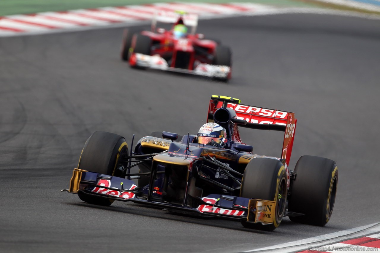 GP COREA, 14.10.2012- Gara, Jean-Eric Vergne (FRA) Scuderia Toro Rosso STR7 