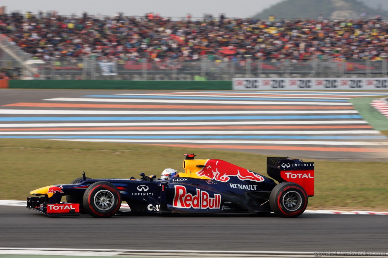 GP COREA, 14.10.2012- Gara, Sebastian Vettel (GER) Red Bull Racing RB8 