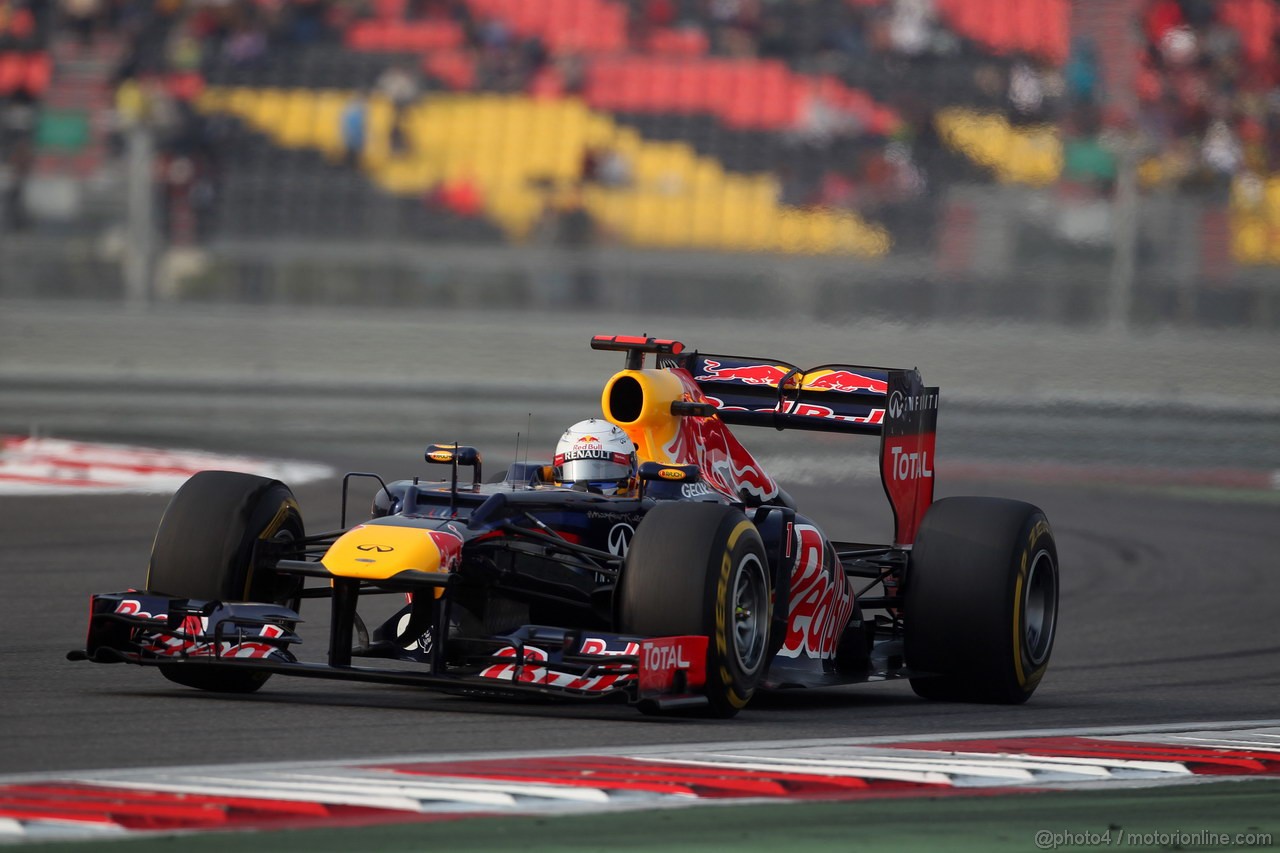 GP COREA, 14.10.2012- Gara, Sebastian Vettel (GER) Red Bull Racing RB8 