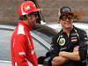 GP COREA, 14.10.2012- Fernando Alonso (ESP) Ferrari F2012 e Kimi Raikkonen (FIN) Lotus F1 Team E20