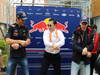 GP COREA, 14.10.2012- Psy (KOR) Rapper performs his dance for his global hit song Gangnam Style with Mark Webber (AUS) Red Bull Racing (Left) e Sebastian Vettel (GER) Red Bull Racing (Right).