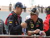 GP COREA, 14.10.2012- Sebastian Vettel (GER) Red Bull Racing RB8 e Kimi Raikkonen (FIN) Lotus F1 Team E20 