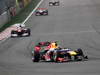 GP COREA, 14.10.2012- Gara, Mark Webber (AUS) Red Bull Racing RB8 davanti a Fernando Alonso (ESP) Ferrari F2012 