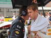 GP COREA, 14.10.2012- Gara, Christian Horner (GBR), Red Bull Racing, Sporting Director e Sebastian Vettel (GER) Red Bull Racing RB8