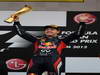 GP COREA, 14.10.2012- Gara, Sebastian Vettel (GER) Red Bull Racing RB8 vincitore