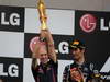 GP COREA, 14.10.2012- Gara, Adrian Newey (GBR), Red Bull Racing , Technical Operations Director e secondo Mark Webber (AUS) Red Bull Racing RB8 