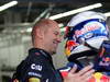 GP DE CORÉE, 14.10.2012- Course, Adrian Newey (GBR), Red Bull Racing, directeur des opérations techniques et Sebastian Vettel (GER) vainqueur Red Bull Racing RB8
