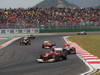 GP COREA, 14.10.2012- Gara, Fernando Alonso (ESP) Ferrari F2012 davanti a Lewis Hamilton (GBR) McLaren Mercedes MP4-27 