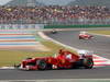 GP COREA, 14.10.2012- Gara, Fernando Alonso (ESP) Ferrari F2012 davanti a Felipe Massa (BRA) Ferrari F2012 