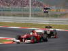 GP COREA, 14.10.2012- Gara, Felipe Massa (BRA) Ferrari F2012 davanti a Kimi Raikkonen (FIN) Lotus F1 Team E20 