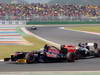 GP COREA, 14.10.2012- Gara, Daniel Ricciardo (AUS) Scuderia Toro Rosso STR7 e Pastor Maldonado (VEN) Williams F1 Team FW34 