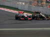 KOREAN GP, 14.10.2012- Race, Lewis Hamilton (GBR) McLaren Mercedes MP4-27 and Kimi Raikkonen (FIN) Lotus F1 Team E20
