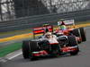 GP COREA, 14.10.2012- Gara, Lewis Hamilton (GBR) McLaren Mercedes MP4-27 davanti a Felipe Massa (BRA) Ferrari F2012 