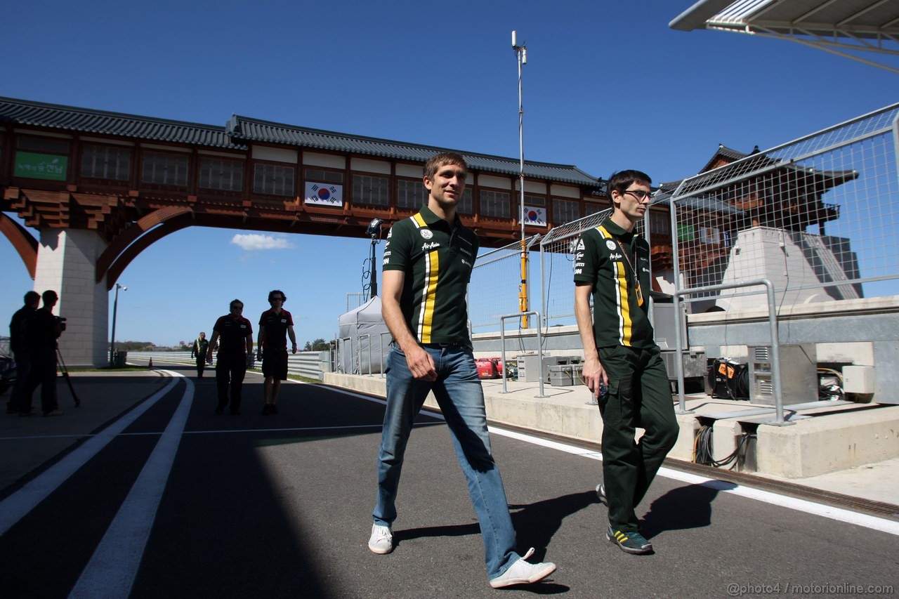 GP COREA, 11.10.2012- Vitaly Petrov (RUS) Caterham F1 Team CT01 