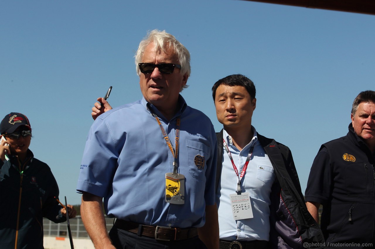 GP COREA, 11.10.2012- Charlie Whiting (GBR), Gara director e safety delegate  