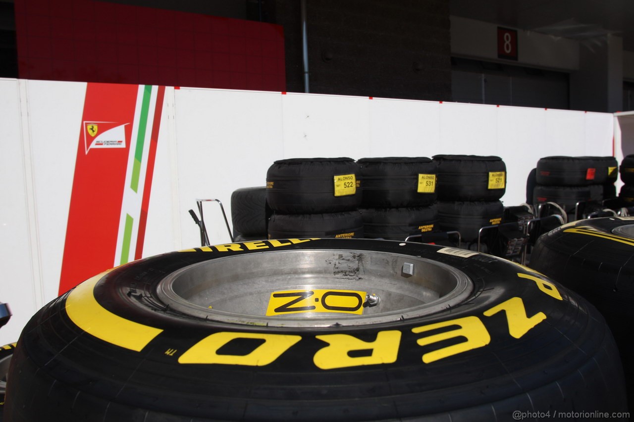 GP COREA, 11.10.2012- Pirelli Tyres