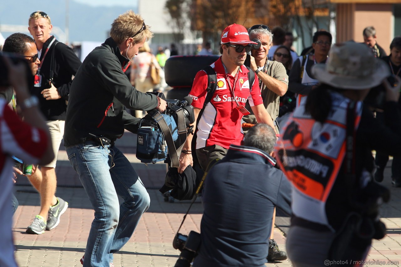 GP COREA, 11.10.2012- Fernando Alonso (ESP) Ferrari F2012